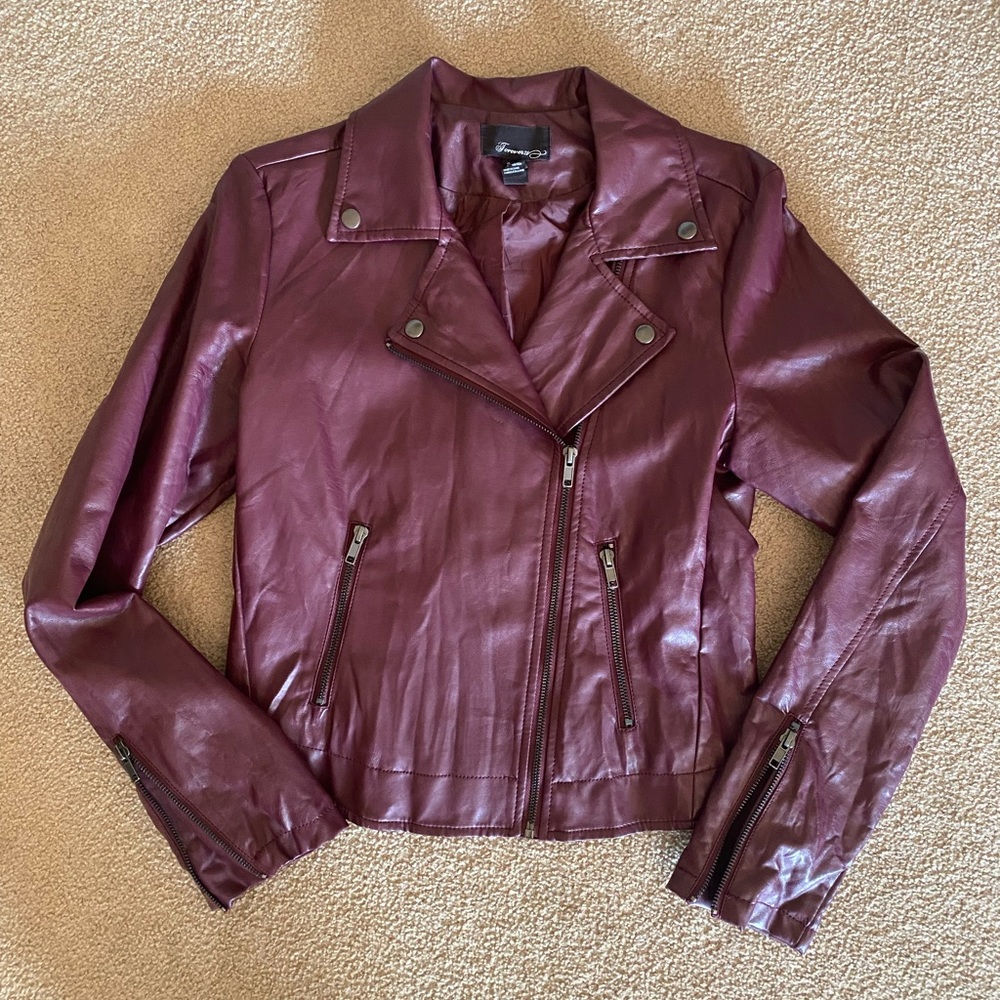 Forever 21 Faux Leather Moto Jacket
